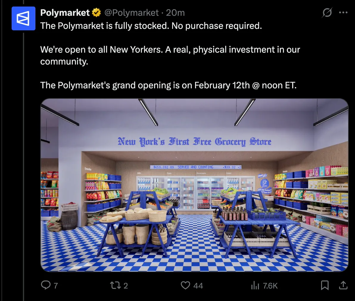 Inside The Polymarket: fully stocked, no purchase required